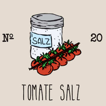 Tomate Salz